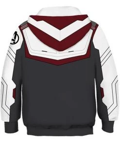 CosplaySky Kids Avengers 4 Endgame Hoodie Captain Ameriaca Quantum Realm Suit Pullover Sweatshirt Unisex