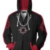 New Cosplaysky New Arrivals Teen Hoodie Kingdom Hearts Axel 3D Zip Up Sweatshirt Unisex