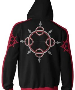 New Cosplaysky New Arrivals Teen Hoodie Kingdom Hearts Axel 3D Zip Up Sweatshirt Unisex