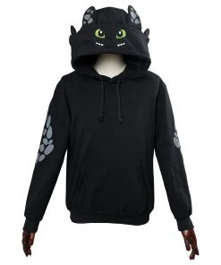 New Cosplaysky Unisex How To Train Your Dragon Toothless Cosplay Hoodie 3D Printed Sweatshirt Men Women Casual Pullover Streetwear New Arrivals