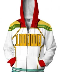 New Cosplaysky My Hero Academia Hoodie Boku No Hero Million Zip Up Sweatshirt