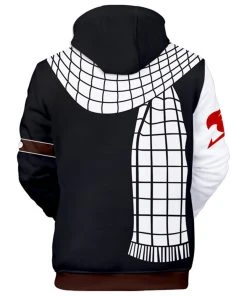 New Cosplaysky New Arrivals Fairy Tail Natsu Dragneel Hoodies Sweatshirt Costume 3D Printed Jacket Coat Unisex