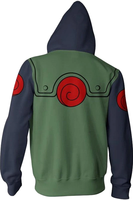 New Cosplaysky Anime Naruto Hatake Kakashi 3D Hoodie Zip-Up Sweatershirt 4 New Cosplaysky Anime Naruto Hatake Kakashi 3D Hoodie Zip-Up Sweatershirt