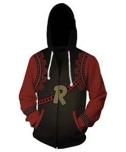 New Cosplaysky New Arrivals Unisex Kirishima Eijiro Hoodies My Hero Academia Zip Up 3D Print Jacket Sweatshirt