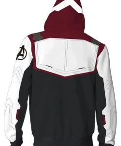 CosplaySky New Arrivals Avenger's Endgame Hoodie Quantum Realm Suit Zip Up Pullover Jacket Sweatshirt For Adults