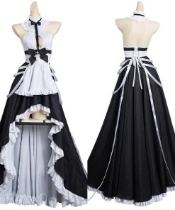 NewCosplay New Arrivals Azur Lane - KMS August Von Parseval Maid Dress Outfits Halloween Carnival Suit Cosplay Costume