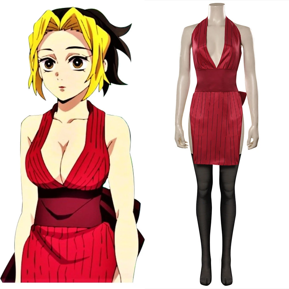 Fandombuy Demon Slayer Kimetsu No Yaiba: Yuukaku-hen Makio Cosplay Costume Outfits 3 Fandombuy Demon Slayer Kimetsu No Yaiba: Yuukaku-hen Makio Cosplay Costume Outfits