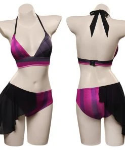 Cosplaygift LoL Jinx Original Design Swimsuit Cosplay Costume Two-Piece Swimwear Outfits -cossky®