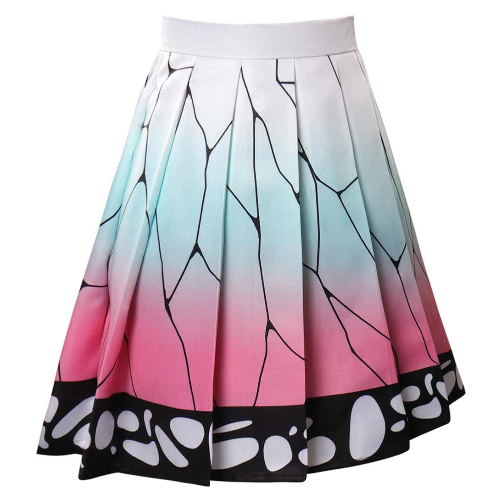 Cossky Demon Slayer Kochou Shinobu Cosplay Costume Pleated Skirt New Arrivals 7 Cossky Demon Slayer Kochou Shinobu Cosplay Costume Pleated Skirt New Arrivals