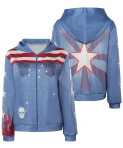 NewCossky Doctor Strange In The Multiverse Of Madness Miss America Original Design Hoodie Sweatshirt Cosplay Costume