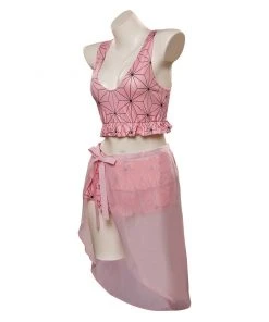 CosplaySky Demon Slayer Kamado Nezuko Original Design Cosplay Costume Swimsuit Outfits 14 CosplaySky Demon Slayer Kamado Nezuko Original Design Cosplay Costume Swimsuit Outfits