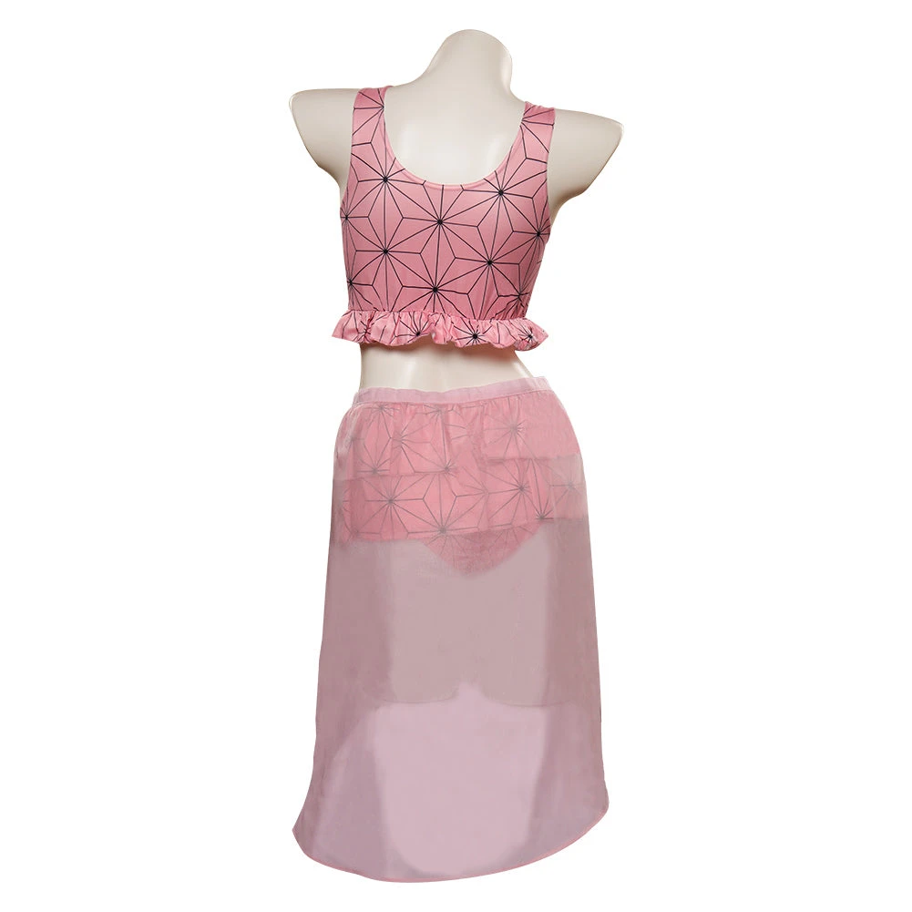 CosplaySky Demon Slayer Kamado Nezuko Original Design Cosplay Costume Swimsuit Outfits 6 CosplaySky Demon Slayer Kamado Nezuko Original Design Cosplay Costume Swimsuit Outfits