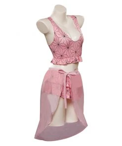 CosplaySky Demon Slayer Kamado Nezuko Original Design Cosplay Costume Swimsuit Outfits 16 CosplaySky Demon Slayer Kamado Nezuko Original Design Cosplay Costume Swimsuit Outfits