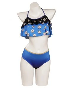 NewCosplay Demon Slayer Hashibira Inosuke Cosplay Costume Original Designer Sexy Two-pieces Swimsuit-cossky®