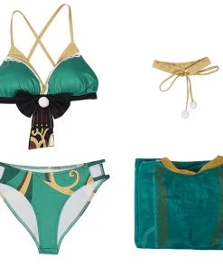 New Cosplaysky Genshin Impact Hina Goro Bikini Swimsuit Cosplay Costume Sexy Swimwear Cloak Outfits 13 New Cosplaysky Genshin Impact Hina Goro Bikini Swimsuit Cosplay Costume Sexy Swimwear Cloak Outfits