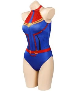 NewCosplay Captain Marvel Carol Danvers Original Design Cosplay Costume Sexy Swimsuit Outfits
