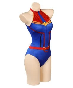 NewCosplay Captain Marvel Carol Danvers Original Design Cosplay Costume Sexy Swimsuit Outfits