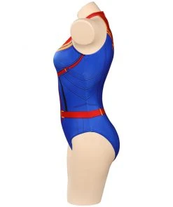 NewCosplay Captain Marvel Carol Danvers Original Design Cosplay Costume Sexy Swimsuit Outfits