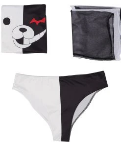 Viele Kostüme New Arrivals Danganronpa Bikini Swimsuit Cosplay Costume Sexy Swimwear Cloak Outfits