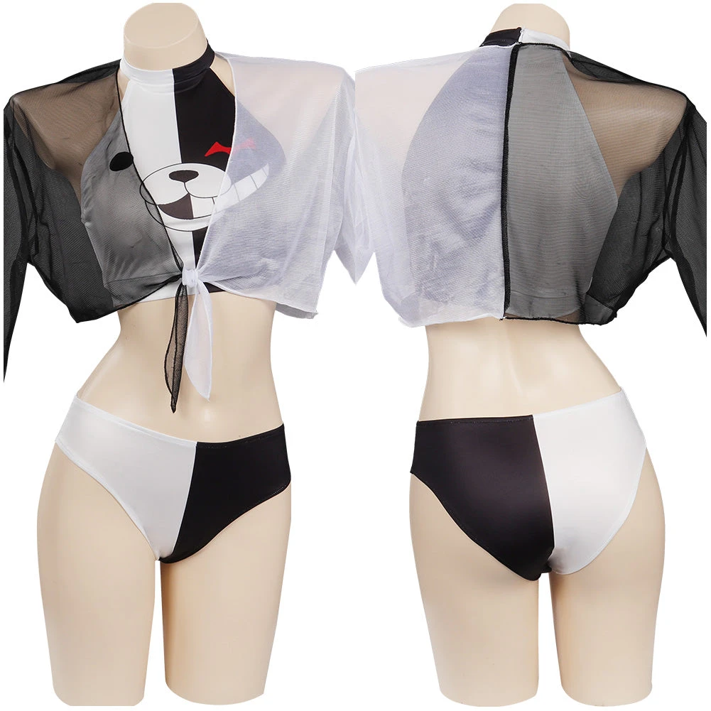 Viele Kostüme New Arrivals Danganronpa Bikini Swimsuit Cosplay Costume Sexy Swimwear Cloak Outfits 3 Viele Kostüme New Arrivals Danganronpa Bikini Swimsuit Cosplay Costume Sexy Swimwear Cloak Outfits
