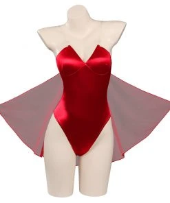 Viele Kostüme WandaVision Scarlet Witch Original Design Sexy Swimsuit Cosplay Costumes Swimwear Cloak Outfits -cossky® New Arrivals