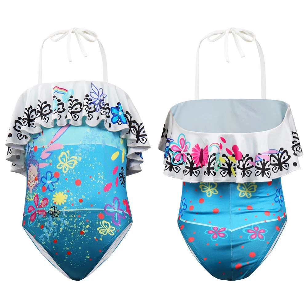 NewCossky New Arrivals Kids Children Encanto Mirabel Original Design Swimsuit Cosplay Costume Jumpsuit Swimwear Outfits 3 NewCossky New Arrivals Kids Children Encanto Mirabel Original Design Swimsuit Cosplay Costume Jumpsuit Swimwear Outfits
