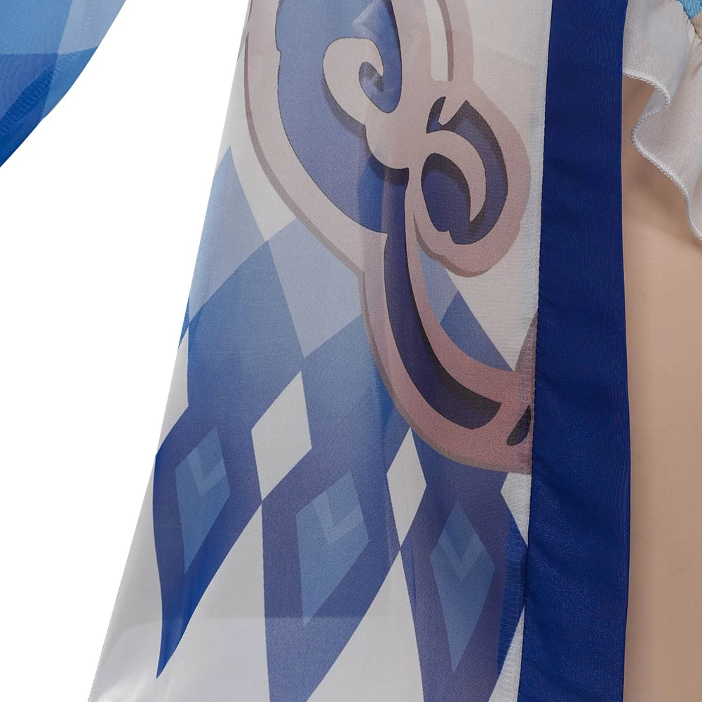 NewCosplay Genshin Impact Ganyu Swimsuit Cosplay Costume Jumpsuit Cloak Outfits 11 NewCosplay Genshin Impact Ganyu Swimsuit Cosplay Costume Jumpsuit Cloak Outfits