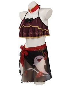 Cossky Genshin Impact Hutao Swimsuit Cosplay Costume Outfits Halloween Carnival Suit 13 Cossky Genshin Impact Hutao Swimsuit Cosplay Costume Outfits Halloween Carnival Suit