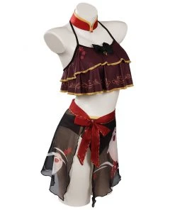 Cossky Genshin Impact Hutao Swimsuit Cosplay Costume Outfits Halloween Carnival Suit 15 Cossky Genshin Impact Hutao Swimsuit Cosplay Costume Outfits Halloween Carnival Suit