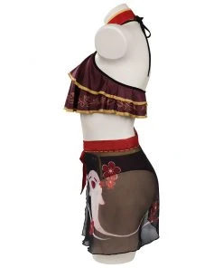 Cossky Genshin Impact Hutao Swimsuit Cosplay Costume Outfits Halloween Carnival Suit 16 Cossky Genshin Impact Hutao Swimsuit Cosplay Costume Outfits Halloween Carnival Suit
