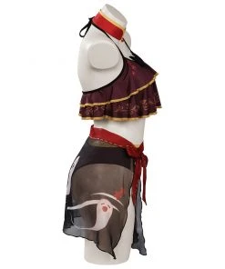 Cossky Genshin Impact Hutao Swimsuit Cosplay Costume Outfits Halloween Carnival Suit 17 Cossky Genshin Impact Hutao Swimsuit Cosplay Costume Outfits Halloween Carnival Suit