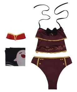 Cossky Genshin Impact Hutao Swimsuit Cosplay Costume Outfits Halloween Carnival Suit 19 Cossky Genshin Impact Hutao Swimsuit Cosplay Costume Outfits Halloween Carnival Suit