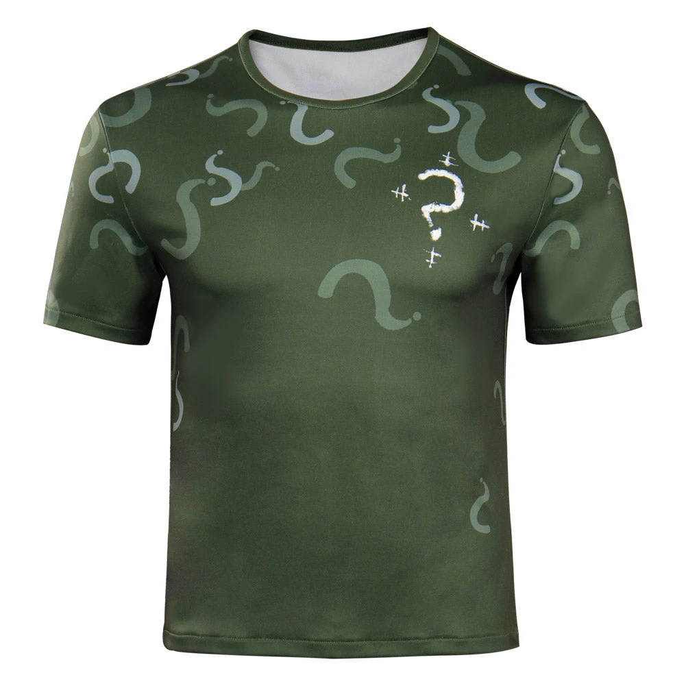 The Batman Riddler Original Design Cosplay Costumes Short Sleeve T-shirt -cossky® New Arrivals 3 The Batman Riddler Original Design Cosplay Costumes Short Sleeve T-shirt -cossky® New Arrivals