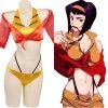 NewCosplay Anime Cowboy Bebop Faye Valentine Original Design Swimsuit Cosplay Costume-cossky®