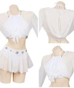 Fandombuy Star Wars: Princess Leia Original Design Cosplay Costume Swimsuit Skirt Cloak Outfits-cossky® New Arrivals