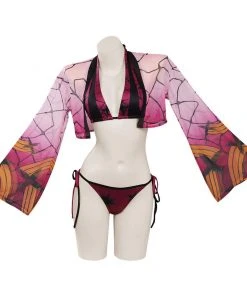 Cosplaygift Demon Slayer:Kimetsu No Yaiba Original Design Daki Cloak Swimsuit Cosplay Costume 11 Cosplaygift Demon Slayer:Kimetsu No Yaiba Original Design Daki Cloak Swimsuit Cosplay Costume