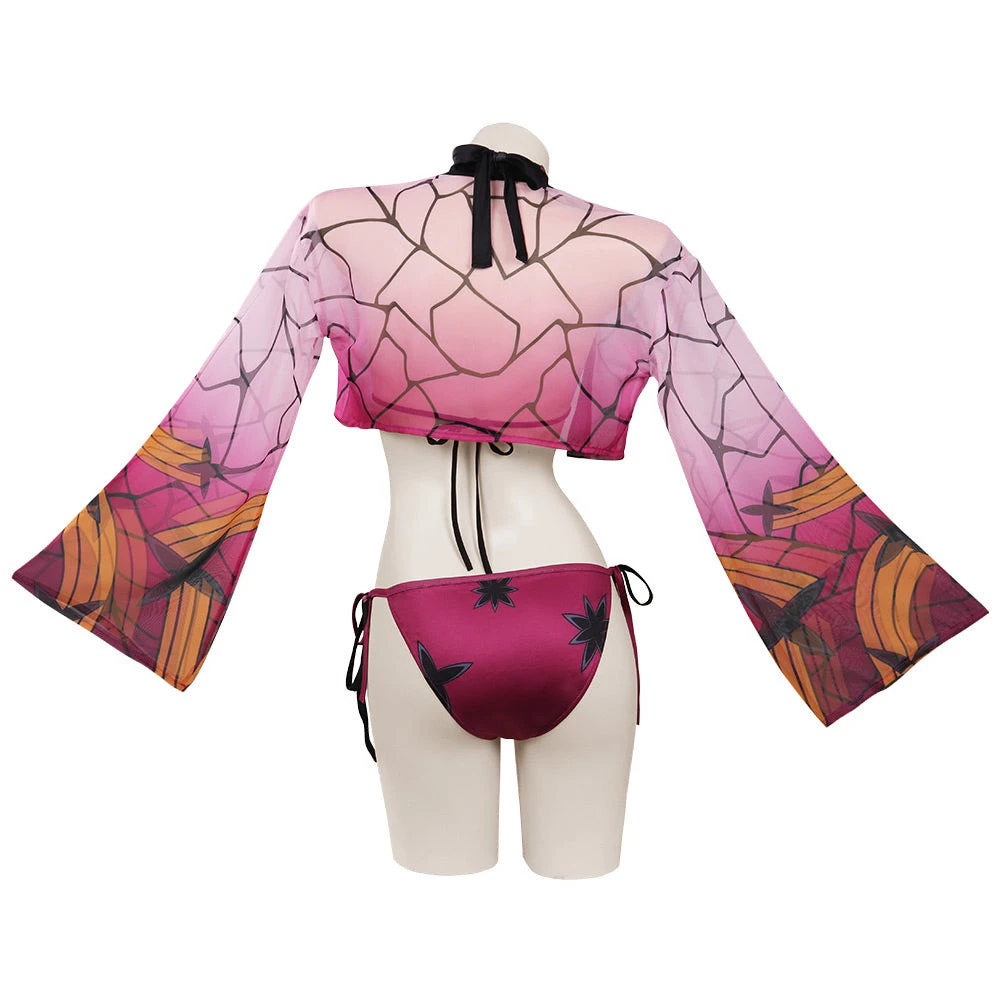 Cosplaygift Demon Slayer:Kimetsu No Yaiba Original Design Daki Cloak Swimsuit Cosplay Costume 7 Cosplaygift Demon Slayer:Kimetsu No Yaiba Original Design Daki Cloak Swimsuit Cosplay Costume