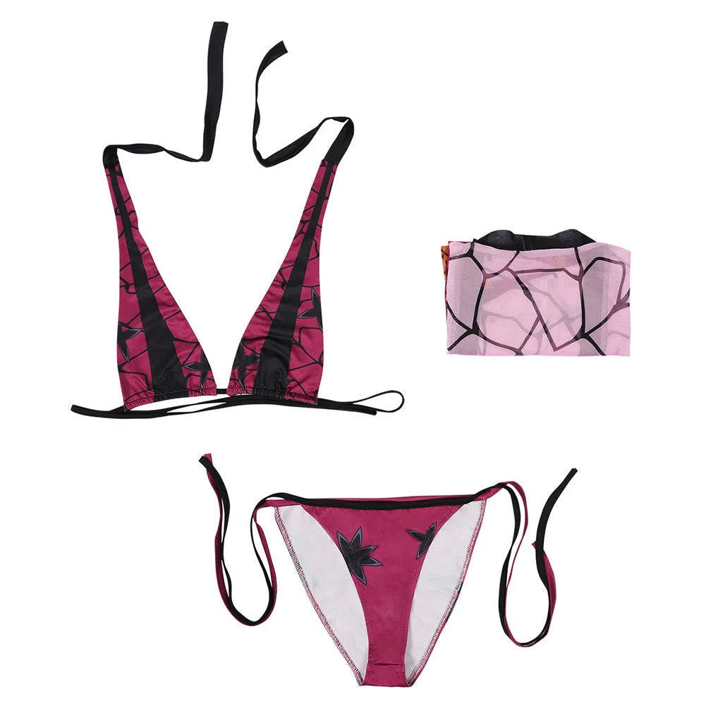 Cosplaygift Demon Slayer:Kimetsu No Yaiba Original Design Daki Cloak Swimsuit Cosplay Costume 4 Cosplaygift Demon Slayer:Kimetsu No Yaiba Original Design Daki Cloak Swimsuit Cosplay Costume