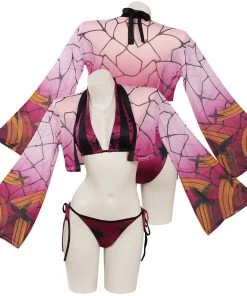 Cosplaygift Demon Slayer:Kimetsu No Yaiba Original Design Daki Cloak Swimsuit Cosplay Costume
