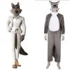 NewCosplay New Arrivals The Bad Guys Wolf Cosplay Costume Sleepwear Jumpsuit Pajamas
