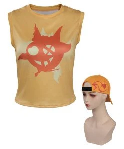 CosplaySky Valorant Raze Cosplay Costume T-shirt Hat Cap Outfits Halloween Carnival Suit New Arrivals