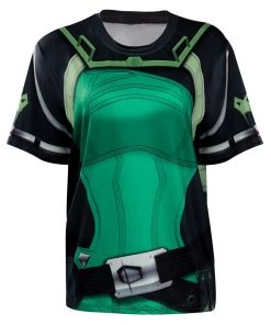 Cossky Men Women VALORANT Viper Original Design Cosplay T-shirt 3D Print Summer Short Sleeve Shirt