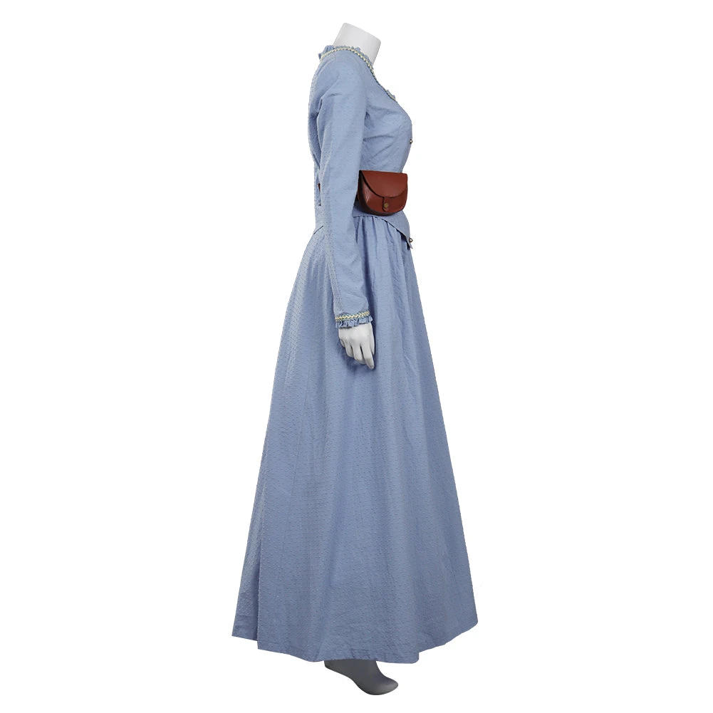 Cossky Westworld 2022 Dolores Abernathy Cosplay Costume Blue Vintage Dress Outfits Halloween Carnival Suit New Arrivals 9 Cossky Westworld 2022 Dolores Abernathy Cosplay Costume Blue Vintage Dress Outfits Halloween Carnival Suit New Arrivals