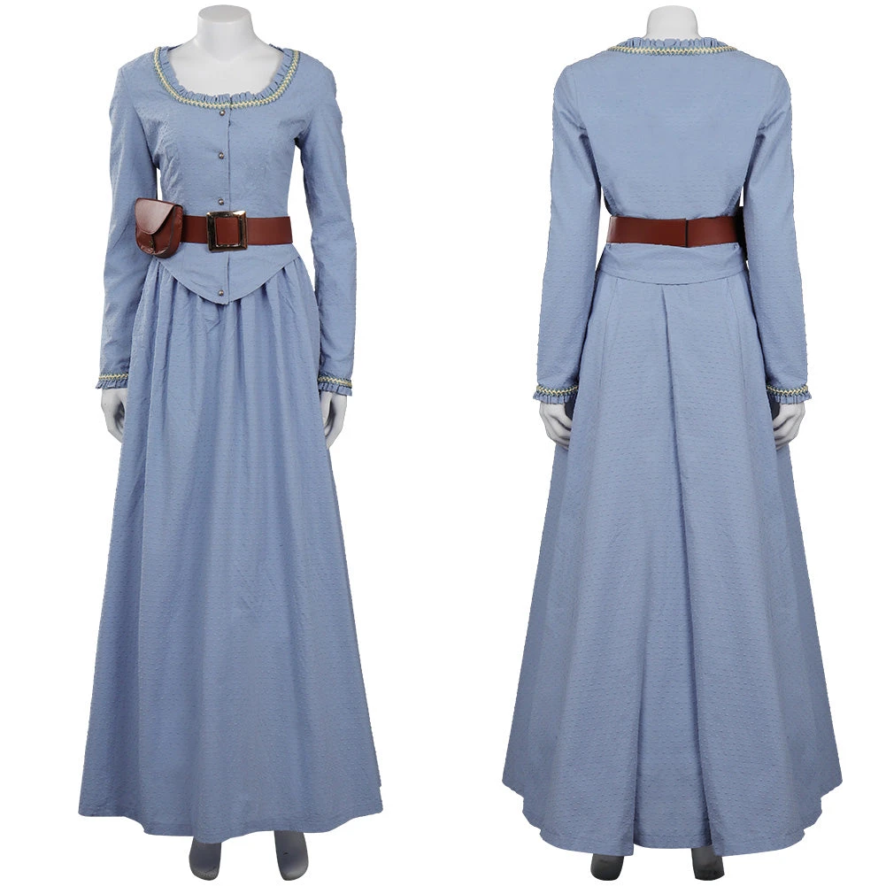 Cossky Westworld 2022 Dolores Abernathy Cosplay Costume Blue Vintage Dress Outfits Halloween Carnival Suit New Arrivals 3 Cossky Westworld 2022 Dolores Abernathy Cosplay Costume Blue Vintage Dress Outfits Halloween Carnival Suit New Arrivals