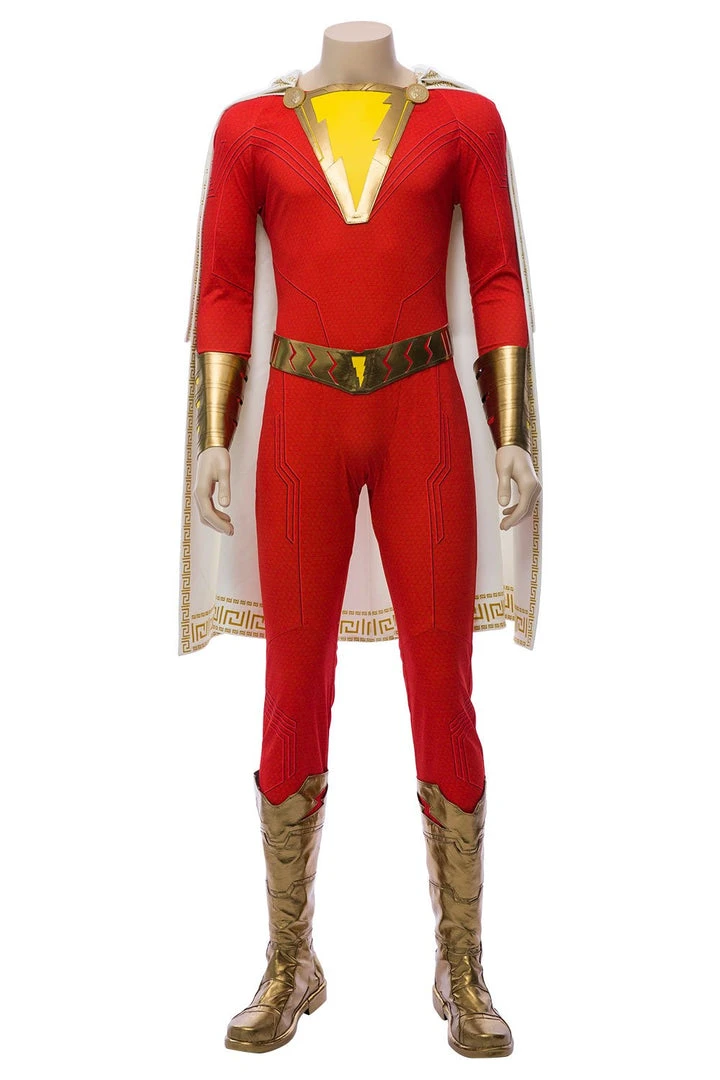 CosplaySky 2019 Movie Shazam Billy Batson Outfit Cosplay Costume Version Two New Arrivals 8 CosplaySky 2019 Movie Shazam Billy Batson Outfit Cosplay Costume Version Two New Arrivals