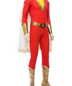 CosplaySky 2019 Movie Shazam Billy Batson Outfit Cosplay Costume Version Two New Arrivals 20 CosplaySky 2019 Movie Shazam Billy Batson Outfit Cosplay Costume Version Two New Arrivals