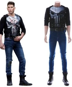 CosplaySky Marvelâs The Punisher Season 2 Frank Castle Outfit Cosplay Costume New Arrivals