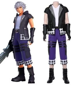 CosplaySky Kingdom Hearts III Riku Outfit Cosplay Costume Version Two