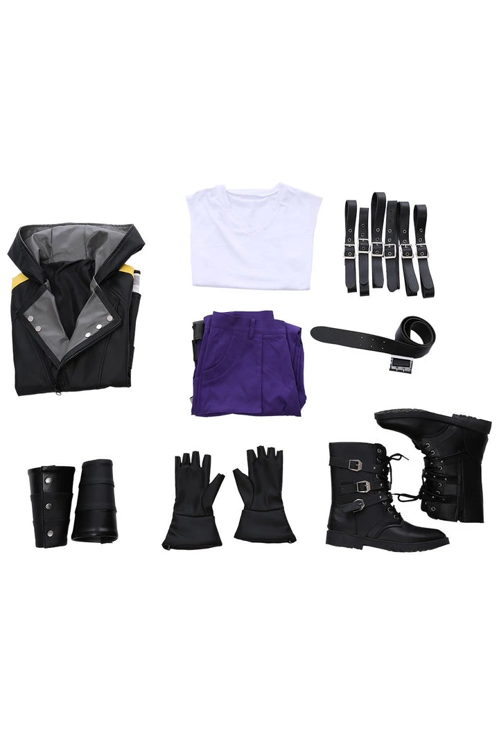 CosplaySky Kingdom Hearts III Riku Outfit Cosplay Costume Version Two 4 CosplaySky Kingdom Hearts III Riku Outfit Cosplay Costume Version Two