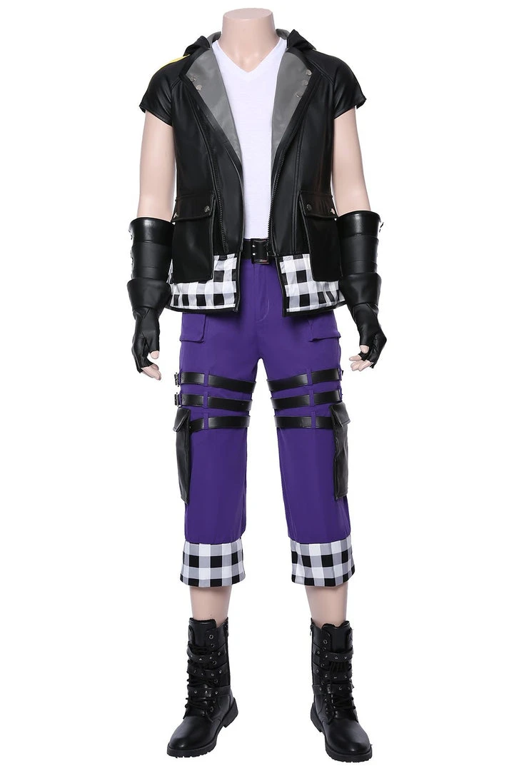 CosplaySky Kingdom Hearts III Riku Outfit Cosplay Costume Version Two 5 CosplaySky Kingdom Hearts III Riku Outfit Cosplay Costume Version Two